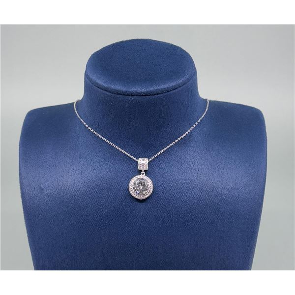 Bella Luce Sterling Silver CZ Necklace