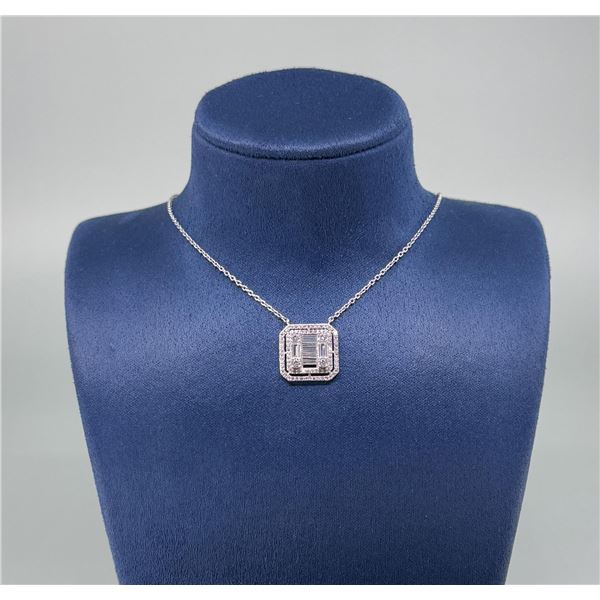 Bella Luce Sterling Silver CZ Necklace