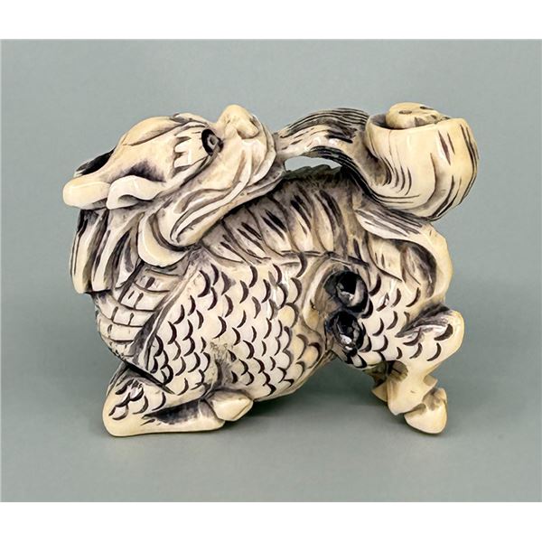 Japanese Dragon Netsuke Montana Residents Only