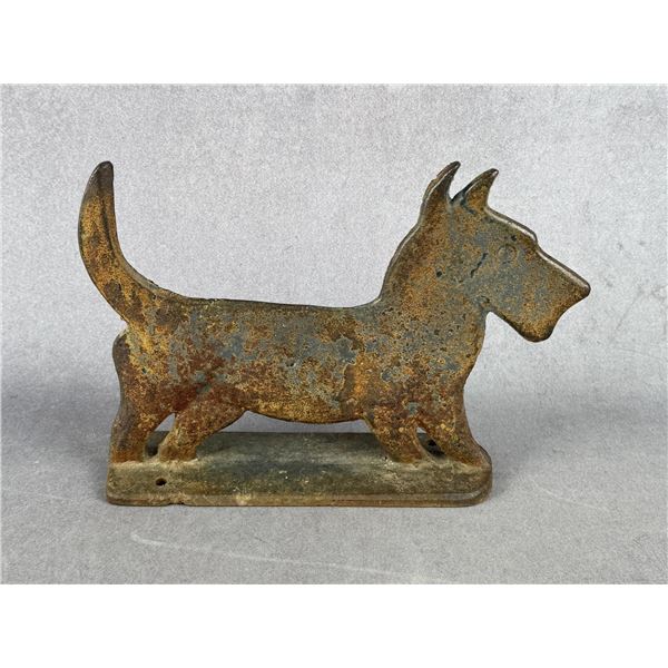 Cast Iron Scottie Dog Boot Scraper