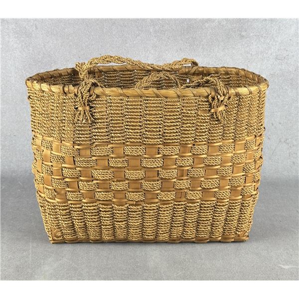 Passamaquoddy Native American Indian Basket