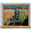 Image 2 : Desert Sunset Stained Glass Window