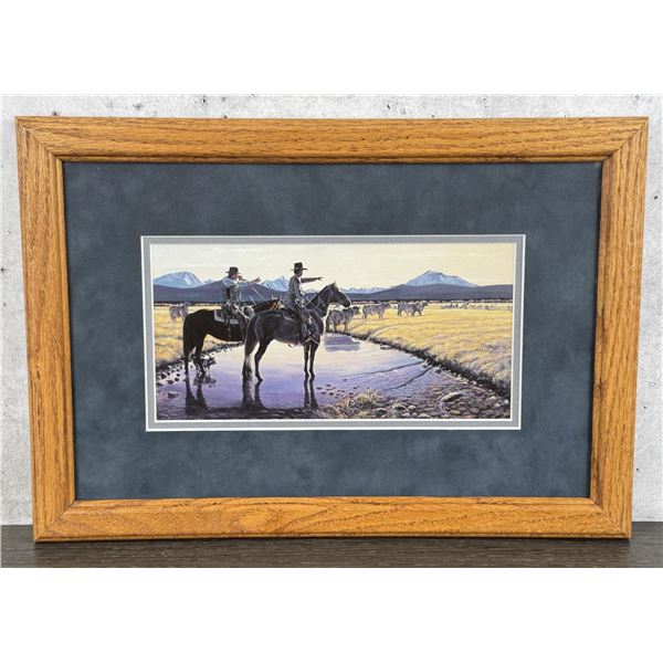 Larry Zabel September Bulls Print