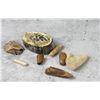 Image 4 : Group Of Alaska Fossil & Scrimshaw Items