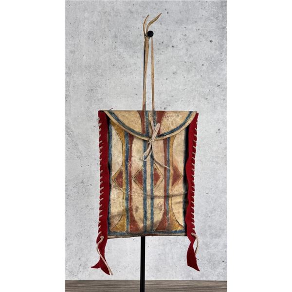 Plains Indian Painted Parfleche Case Envelope