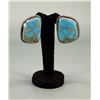 Image 1 : Rose Chee Navajo Stelring Turquoise Earrings
