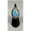 Image 1 : S Tolth Navajo Sterling Silver Turquoise Ring