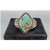 Image 2 : Running Bear Navajo Sterling Turquoise Bracelet