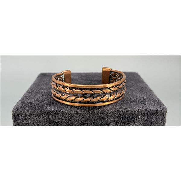 Navajo Copper Trading Post Bracelet