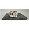 Image 3 : Zuni Sterling Silver Inlaid Bracelet