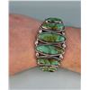 Image 1 : Navajo Sterling Silver Turquoise Cuff Bracelet