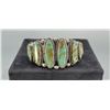 Image 2 : Navajo Sterling Silver Turquoise Cuff Bracelet