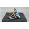 Image 2 : Navajo Sterling Silver Turquoise Nugget Bracelet