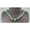 Image 1 : Chinese Graduated Jade Ball Necklace