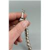 Image 3 : Navajo Sterling Silver Graduated Pearls Necklace