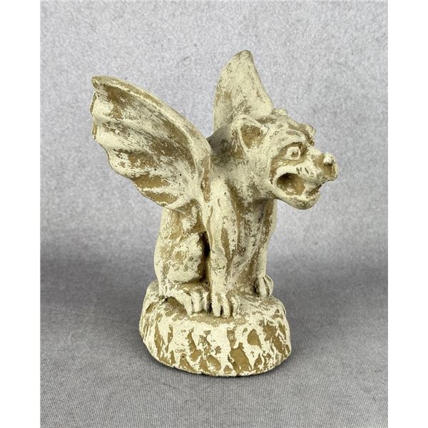 Concrete Winged Gargoyle Paperweight