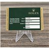 Image 1 : Rolex Watch Warranty Guarantee Card 177200