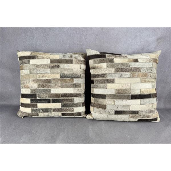 Cowboy Steerhide Hair On Pillows