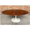 Image 2 : Eero Saarinen for Knoll Oval Rosewood Tulip Table