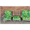 Image 2 : Mid Century Wrought Iron Patio Furniture Set