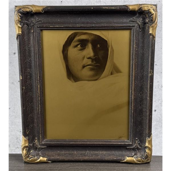 Edward Curtis Tapa Antelope Water Orotone Photo