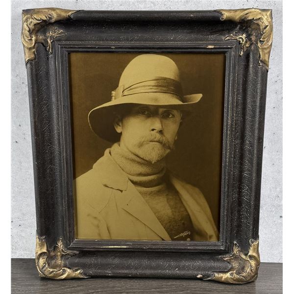 Edward Curtis Self Portrait Orotone Photo