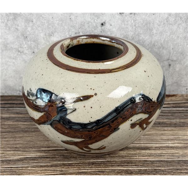 Japanese Porcelain Dragon Vase