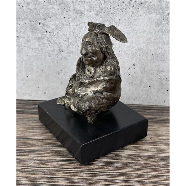 Charles M Russell Montana Trigg Silver Indian