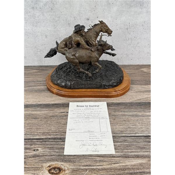 Jay Contway Champion Calgary Stampede Bronze