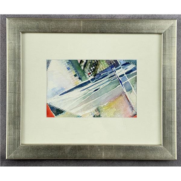 L.A. Lamie Indiana Mixed Media Painting