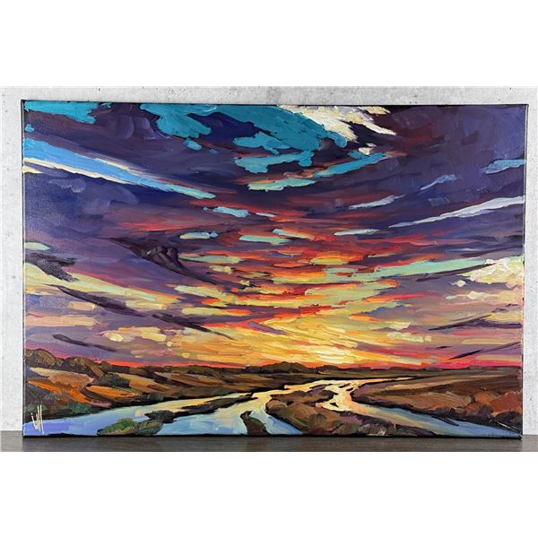 William Hawkins Arizona Oil on Canvas Painting