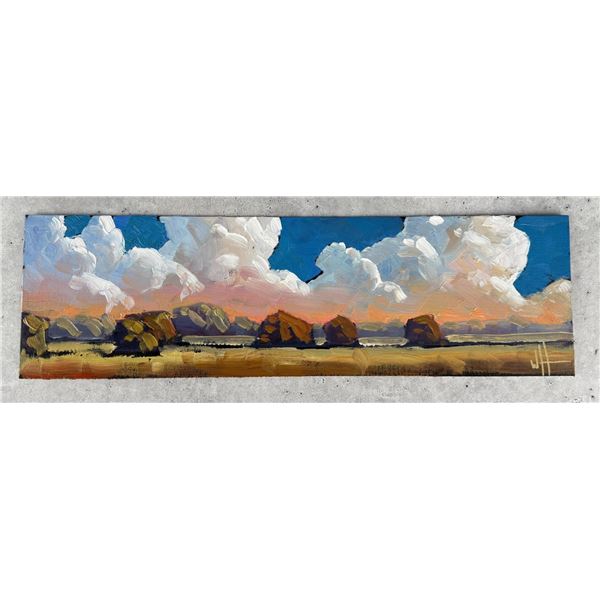 William Hawkins Arizona Oil on Board Painting