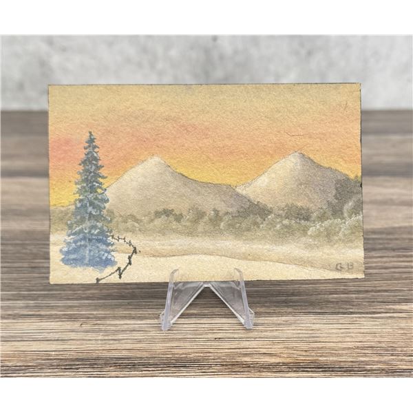 Glen Payton Bankson Washington Watercolor Painting