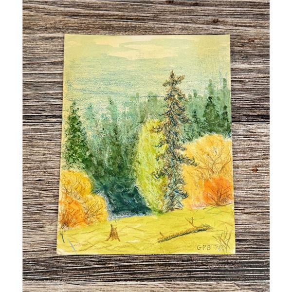 Glen Payton Bankson Washington Watercolor Painting