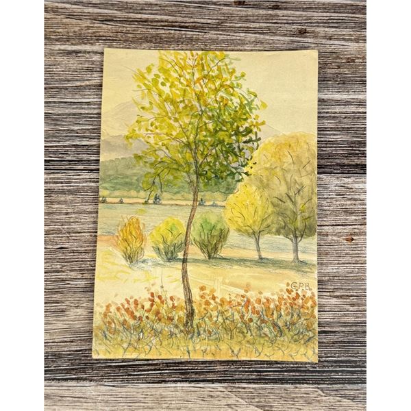 Glen Payton Bankson Washington Watercolor Painting