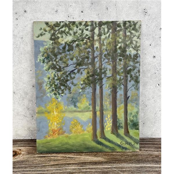 Glen Payton Bankson Washington Oil Painting