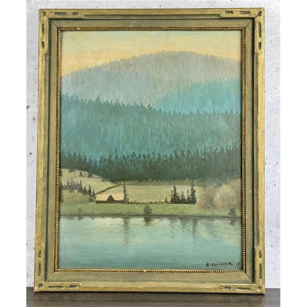 Glen Payton Bankson Washington Oil Painting