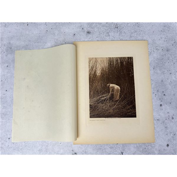 Edward Curtis Photogravure Gathering Tules