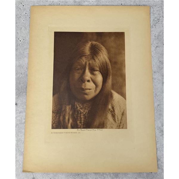 Edward Curtis Photogravure Chukchansi Woman