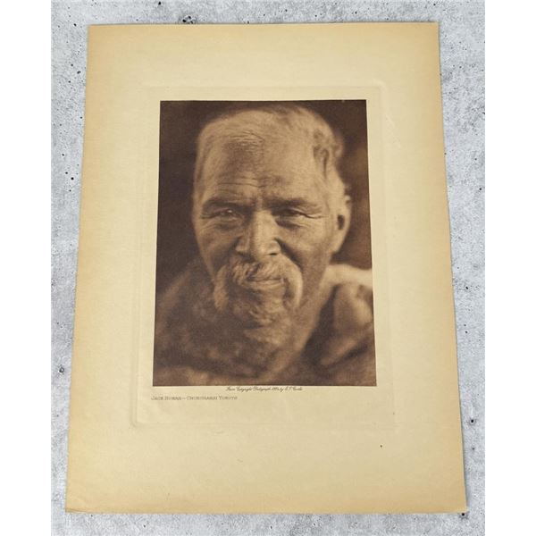 Edward Curtis Photogravure Jack Rowan