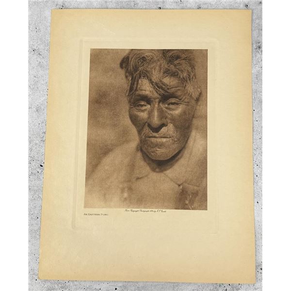 Edward Curtis Photogravure An Eastern Pomo