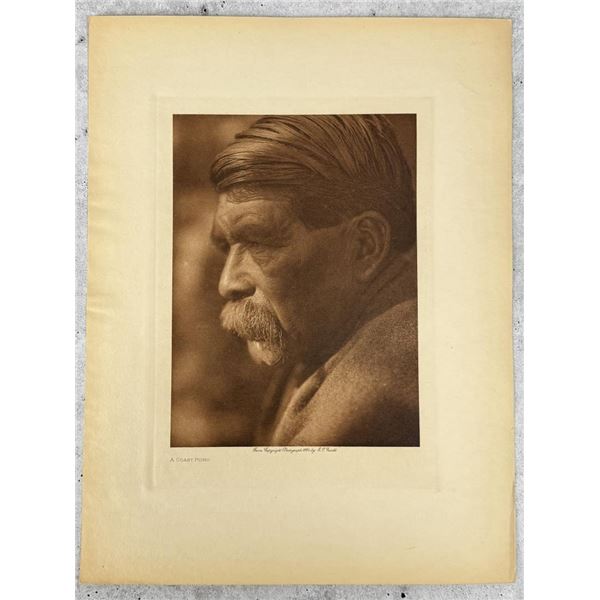 Edward Curtis Photogravure A Coast Pomo
