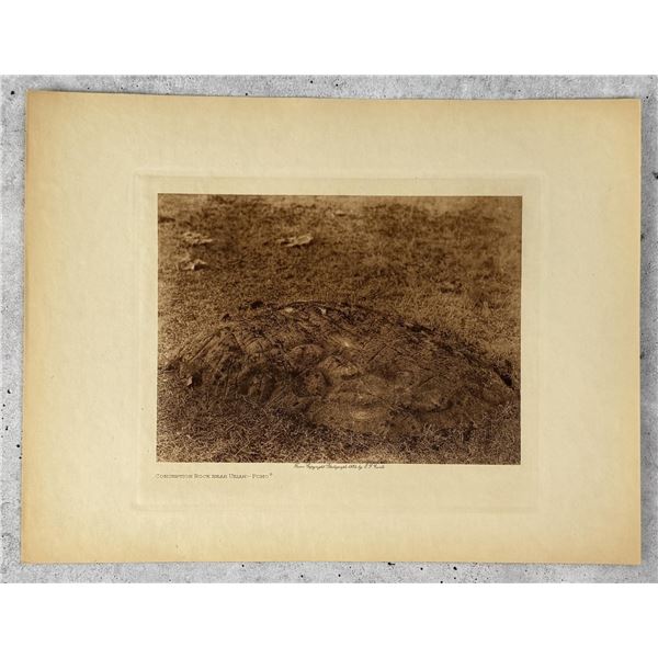 Edward Curtis Photogravure Conception Rock