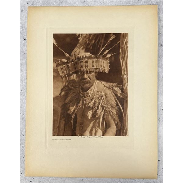 Edward Curtis Photogravure Pomo Dance Costume