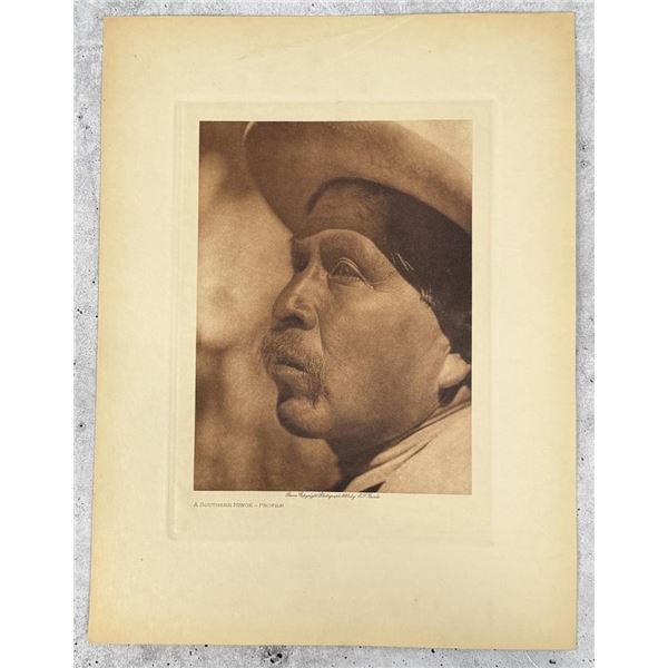 Edward Curtis Photogravure A Southern Miwok