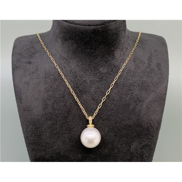 14K Gold & Pearl Necklace