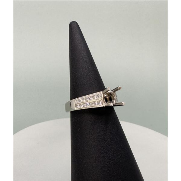 Platinum & Diamond Ring Setting
