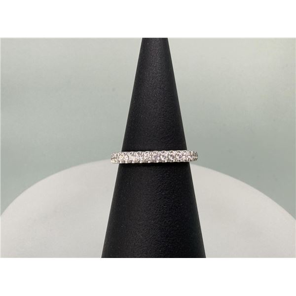 14K White Gold & Diamond Ring