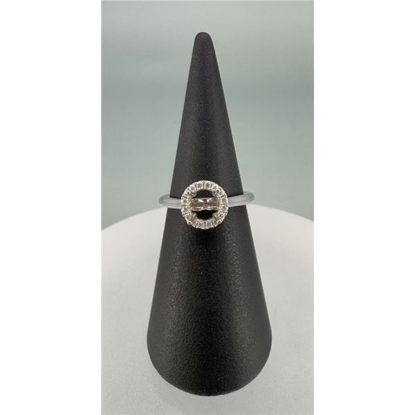 Venetti 14K White Gold & Diamond Ring Setting