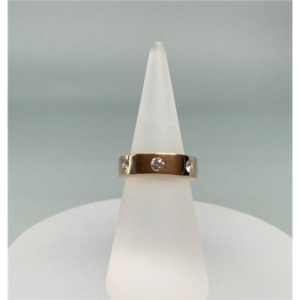 14K Rose Gold & Diamond Love Ring